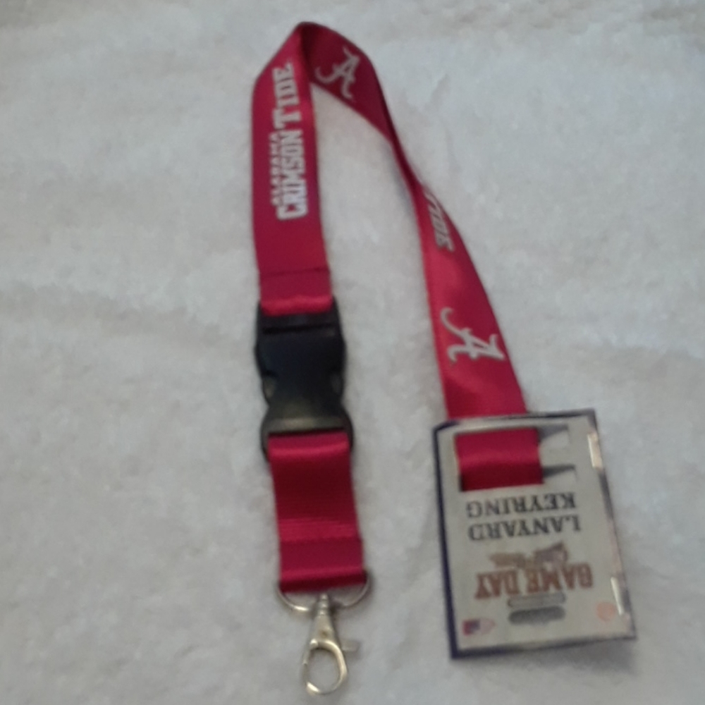 Alabama Crimson Tide keyring lanyard